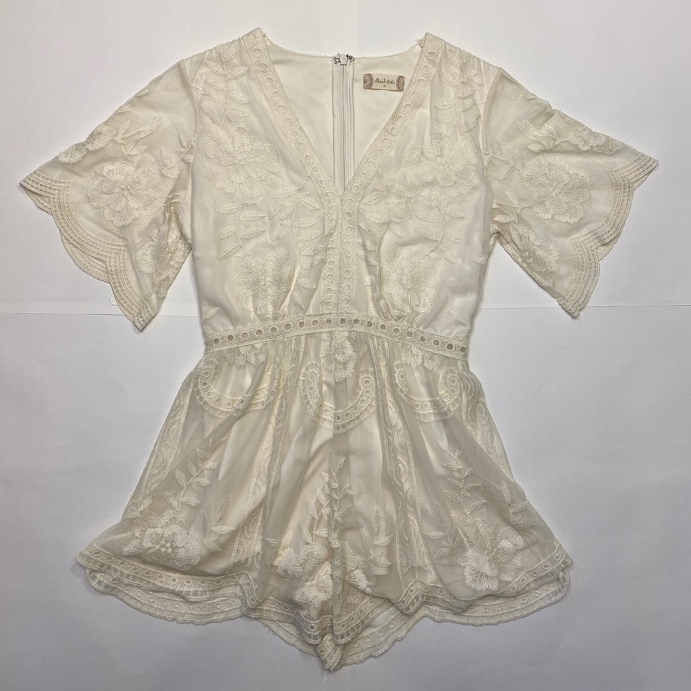 Altar’d State White Medium Romper